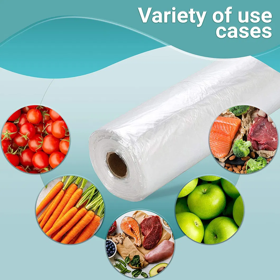 12"X20" Packaging Bags for Food Bread Fruit Vegetable Supermarket Kitchen 350 Bags Roll