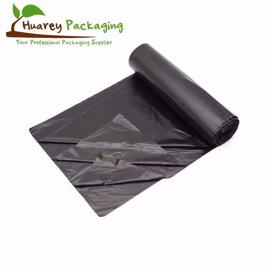 HDPE 컬러 맞춤형 스타 밀봉 쓰레기 봉투 롤